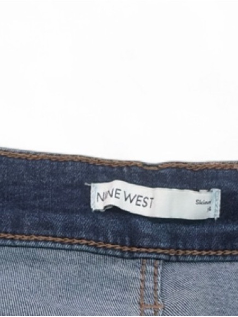 Nine West Dark Blue Stretch Skinny Jeggings